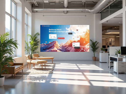 Entertainment platform showing personalized content recommendations and immersive media experiences, vibrant entertainment interface